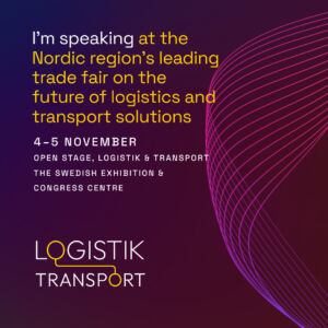 Talarbanner Logistik & Transprot 2025 Öppna scenen