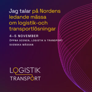 Talarbanner Logistik & Transprot 2025 Öppna scenen