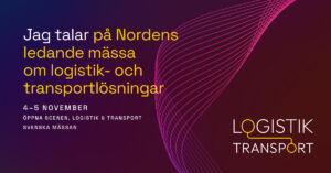 Talarbanner Logistik & Transprot 2025 Öppna scenen
