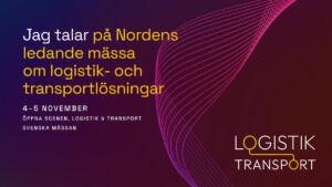 Talarbanner Logistik & Transprot 2025 Öppna scenen